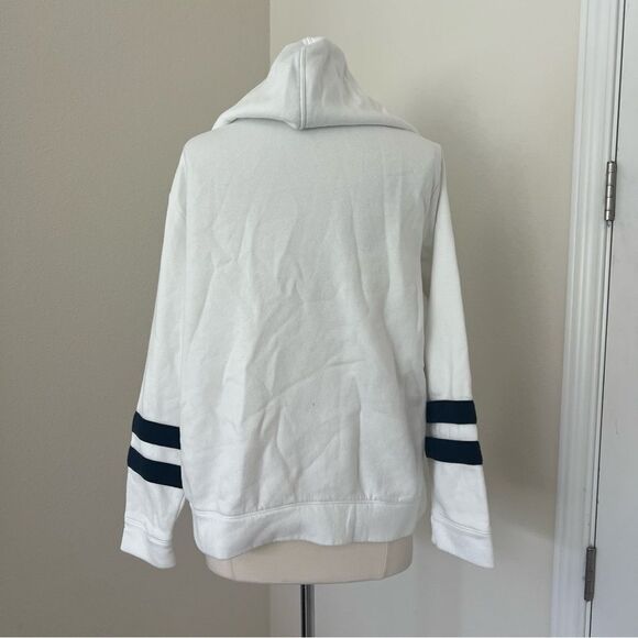 Náutica Hoodie with blue sleeve stripes L - Picture 3 of 4